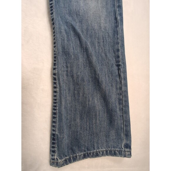 Vintage Y2K Request Blue Jeans Mens 30X32 Bootcut Straight Fit Stitched Pocket - Picture 11 of 16